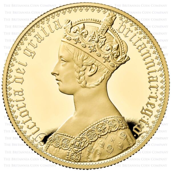Great Britain 2021 PP - The Gothic Crown Portrait - Royal Mint - 200 Pounds - GOLD - Polierte Platte