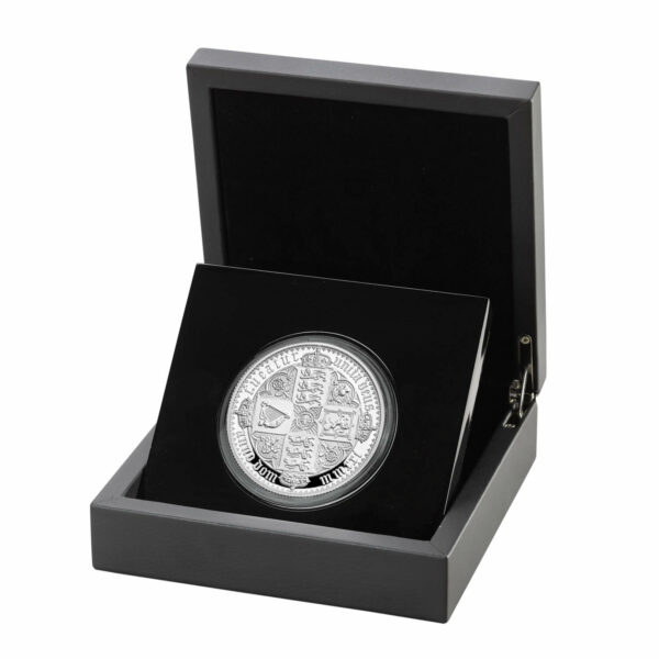 5 OZ Great Engravers - 2021 -  Gothic Quartered Arms - Five Ounce Silver Proof - Polierte Platte – Bild 3