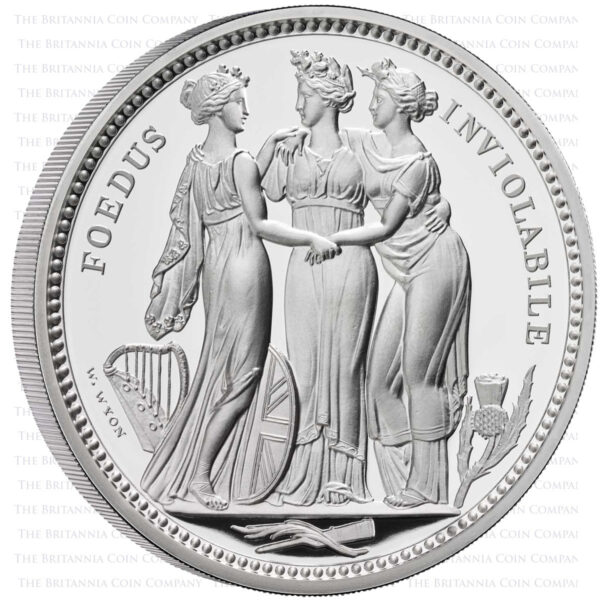 5 OZ Great Engravers - 2020 - Three Graces - Five Ounce Silver Proof - Polierte Platte