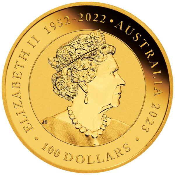 Schwan 2023 - 1 OZ Gold - Stempelglanz – Bild 2