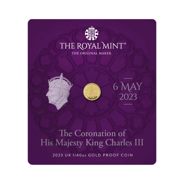 The Coronation of His Majesty Proof - King Charles III - 1/40 OZ GOLD - 2023 UK - 50 PENCE – Bild 4