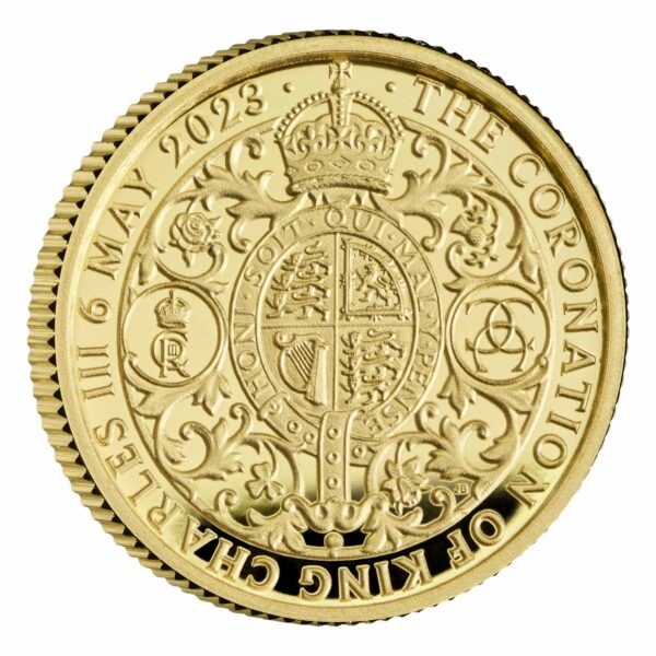 The Coronation of His Majesty Proof - King Charles III - 1/40 OZ GOLD - 2023 UK - 50 PENCE – Bild 3