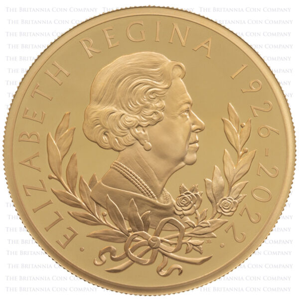 Her Majesty - Queen Elizabeth II Memorial 2022 - Royal Mint - 200 Pounds - 2 OZ GOLD - Polierte Platte