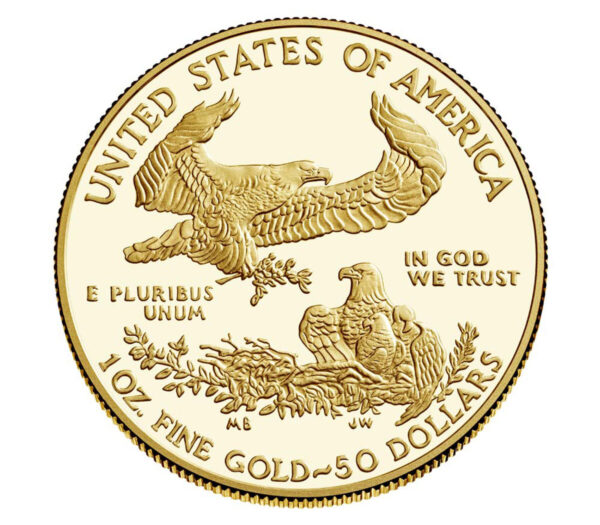 American Gold Eagle - Lady Liberty PP 2021 Type 1 - 1 OZ GOLD - 50 $ - Polierte Platte – Bild 2