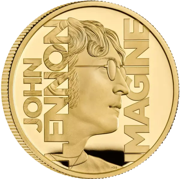 John Lennon 2025 - Music Legends - 1 OZ GOLD - 100 POUNDS - Proof