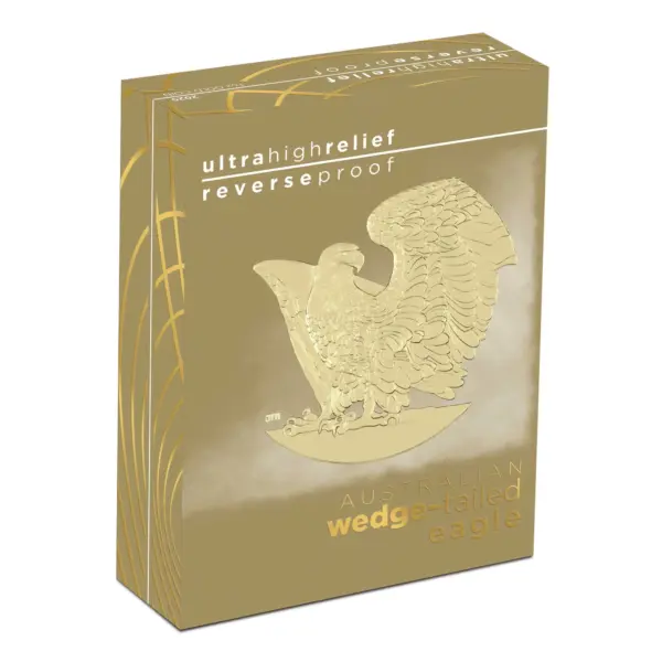 Wedge-Tailed Eagle - Keilschwanzadler - 2025 - 1 OZ Gold - Reverse Proof - Ultra High Relief – Bild 4